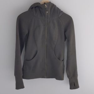 Lululemon Olive Green Scuba Hooded Sweatshirt 4